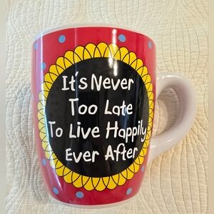 EUC Inspirational Quote Oversized Ceramic Mug